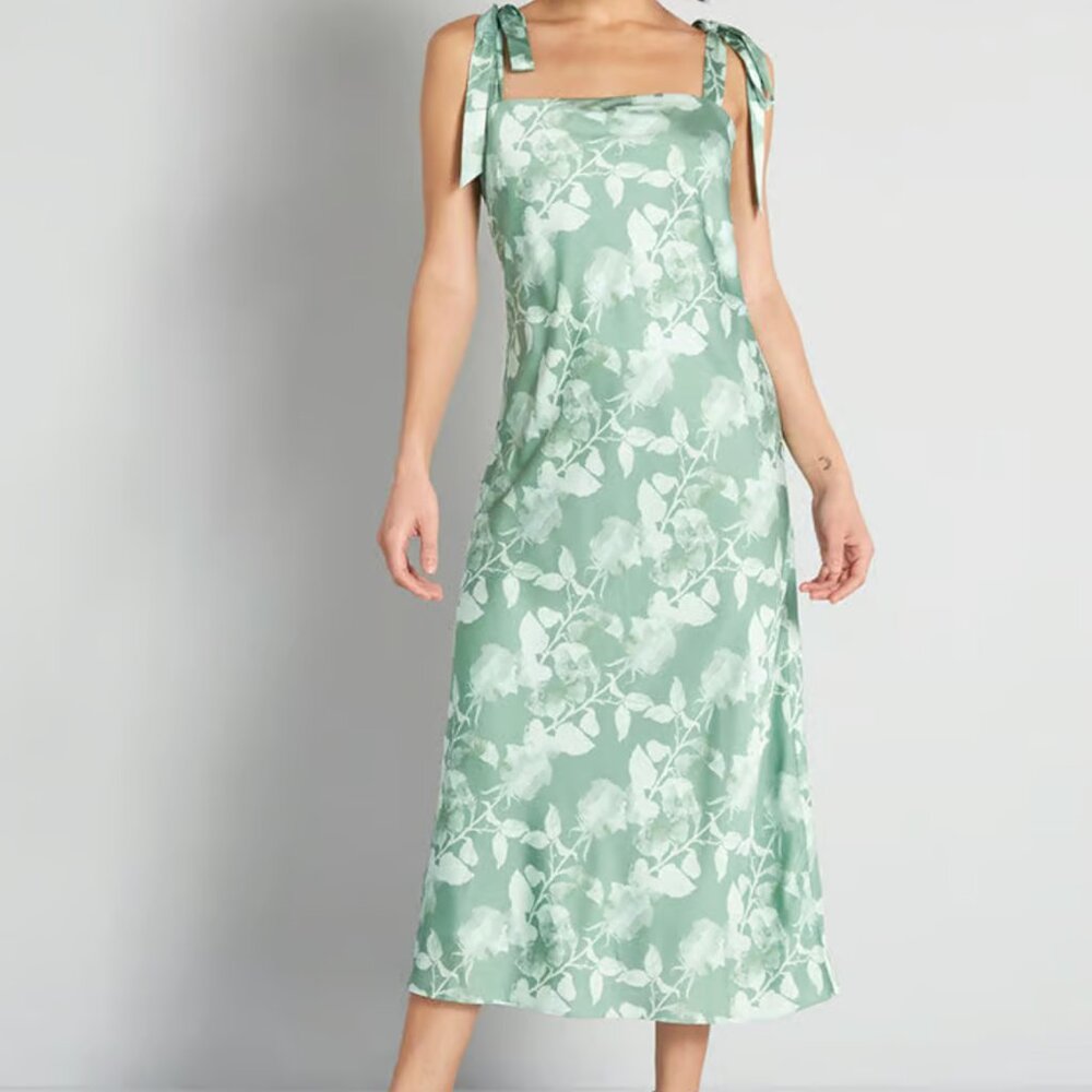 ModCloth x Hutch Tie-Shoulder Midi Dress, Size 18 NWT